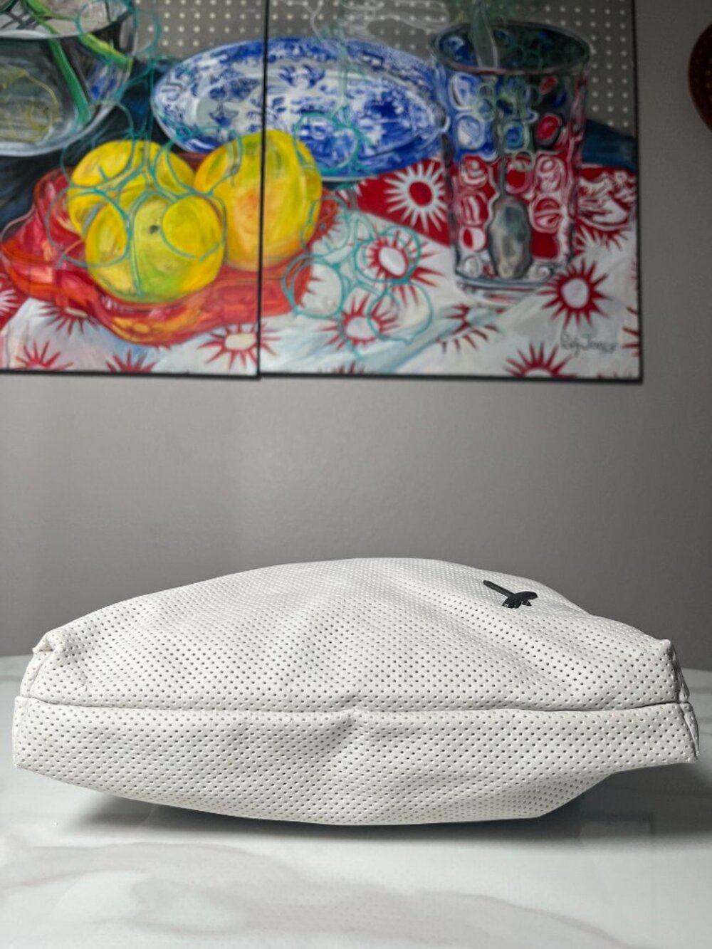 SURI FREY White Perforated Crossbody Bag - Picture 11 of 13